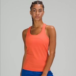 Lululemon Orange Swiftly Tech Tank Top